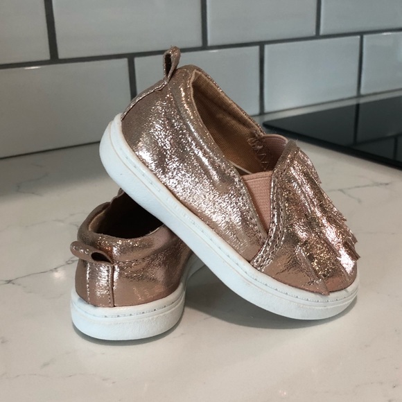 Other - Rose gold toddler slip on shoes